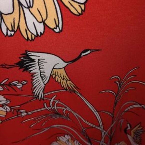 Express Orange Floral Bird V Neck Strappy Tank Size Small - Picture 4 of 11